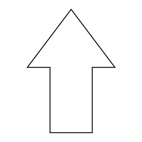 transparent white arrow image.